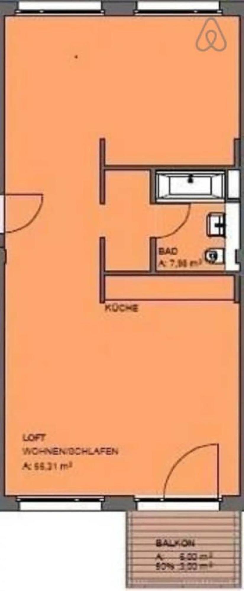 Spacious Studio Apartment Friedrichshain 베를린 외부 사진